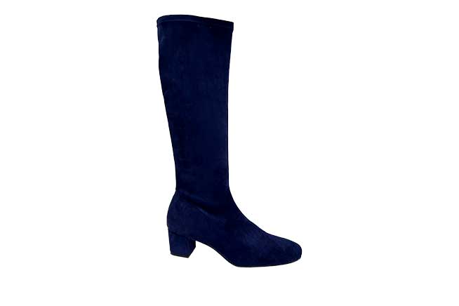 Picture of DJANGO Long Microfibre Stretch Boot - Navy