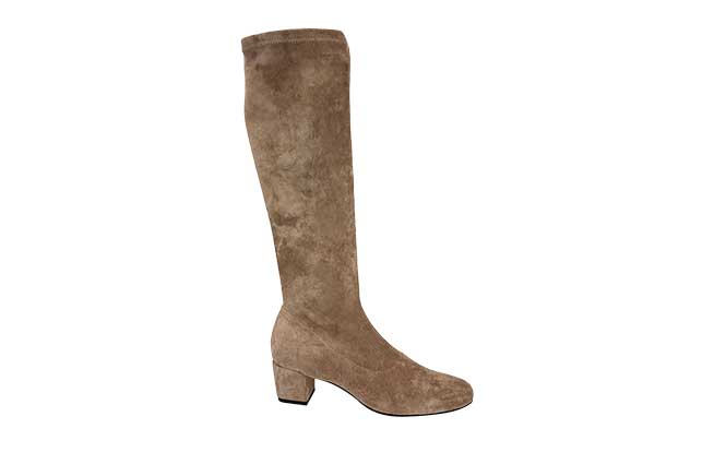 Picture of DJANGO Long Microfibre Stretch Boot - Taupe