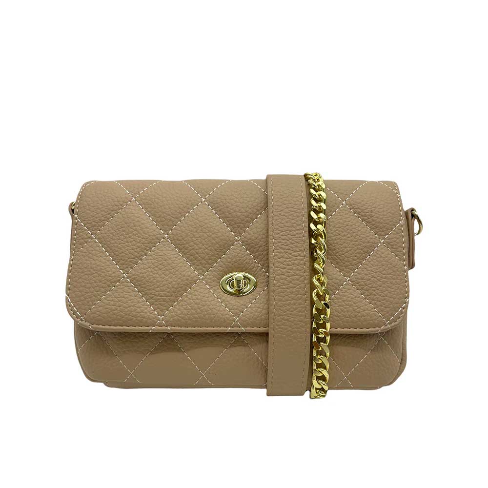 Picture of ZJOOSH Mila - Quilted Cross Body Bag in Nude