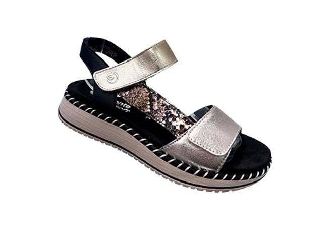 REMONTE D3J50 Sandal - Black Metallic Mix