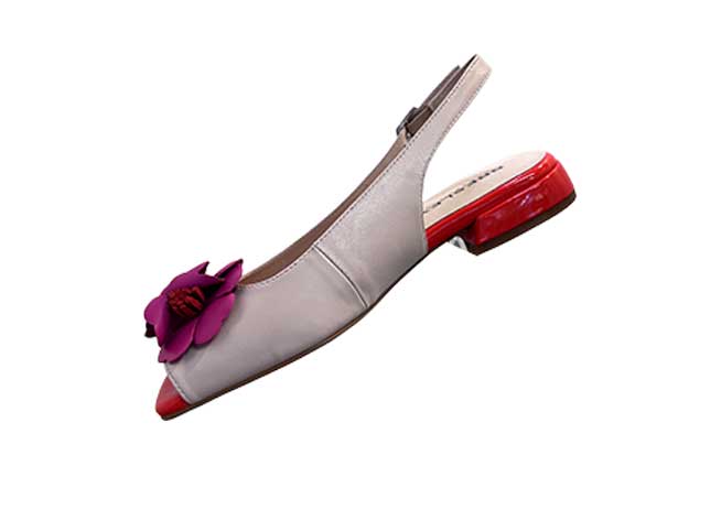 BRESLEY Saffy - Nude Blush With Orange/Fuchsia - Image 6