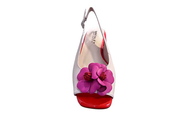 BRESLEY Saffy - Nude Blush With Orange/Fuchsia - Image 5