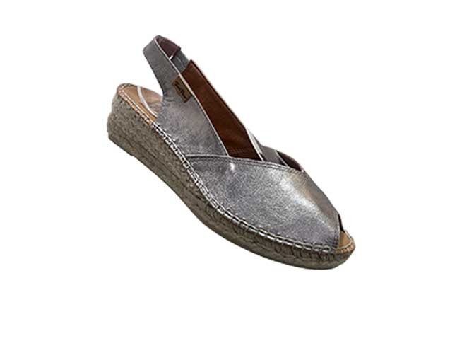 TONI PONS Bernia - Pewter Metallic - Low Wedge