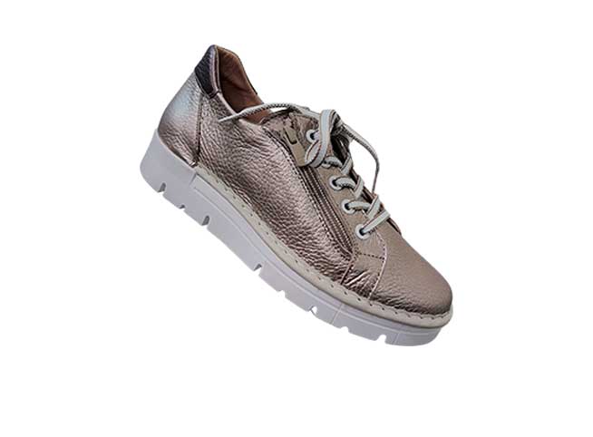 JOSE SAENZ Sneaker - Champagne Metallic Mix